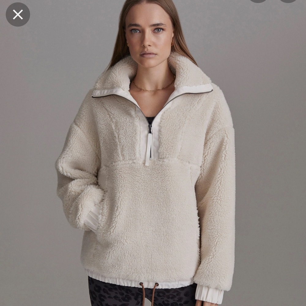 Varley Appleton Sherpa Zip Up-Size small